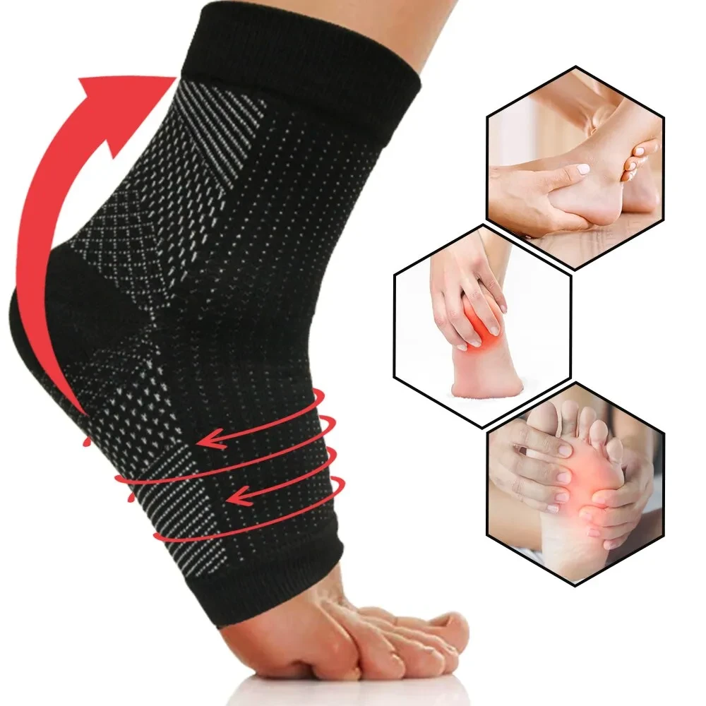 Men Women Anti Fatigue Compression Foot Sleeve Foot Ankle Compression Socks