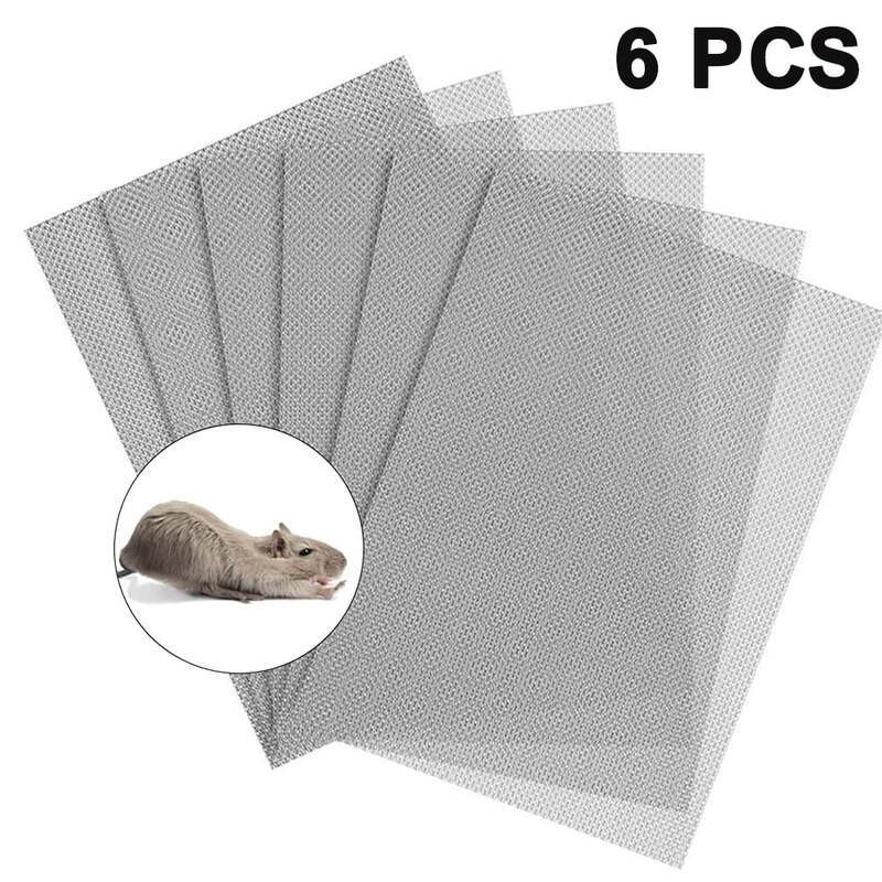6pcs Metal Mesh Screen Sheets Steel Filter Plates
