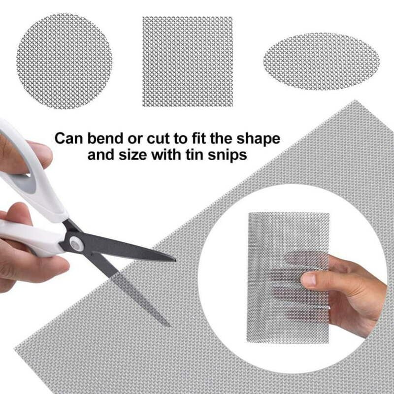 6pcs Metal Mesh Screen Sheets Steel Filter Plates 3