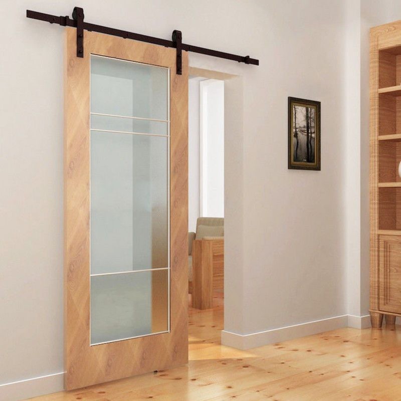 Barn Door Hardware Sliding Door Track 2.44M