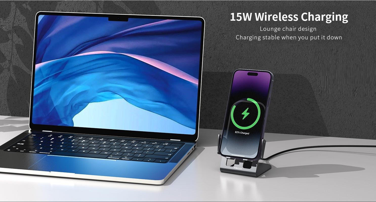 Wireless Charger, Desktop Stand