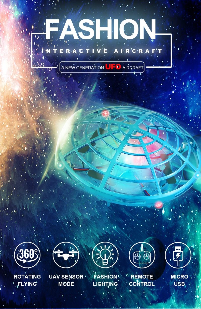RC Drone, UFO, Interactive Aircraft, Cool Product, More Functions.