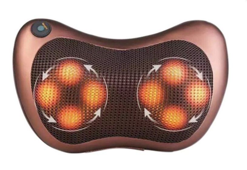 Massage Pillow, Shiatsu Multifunctional Massage, 8 Heads, 1 Year Warranty