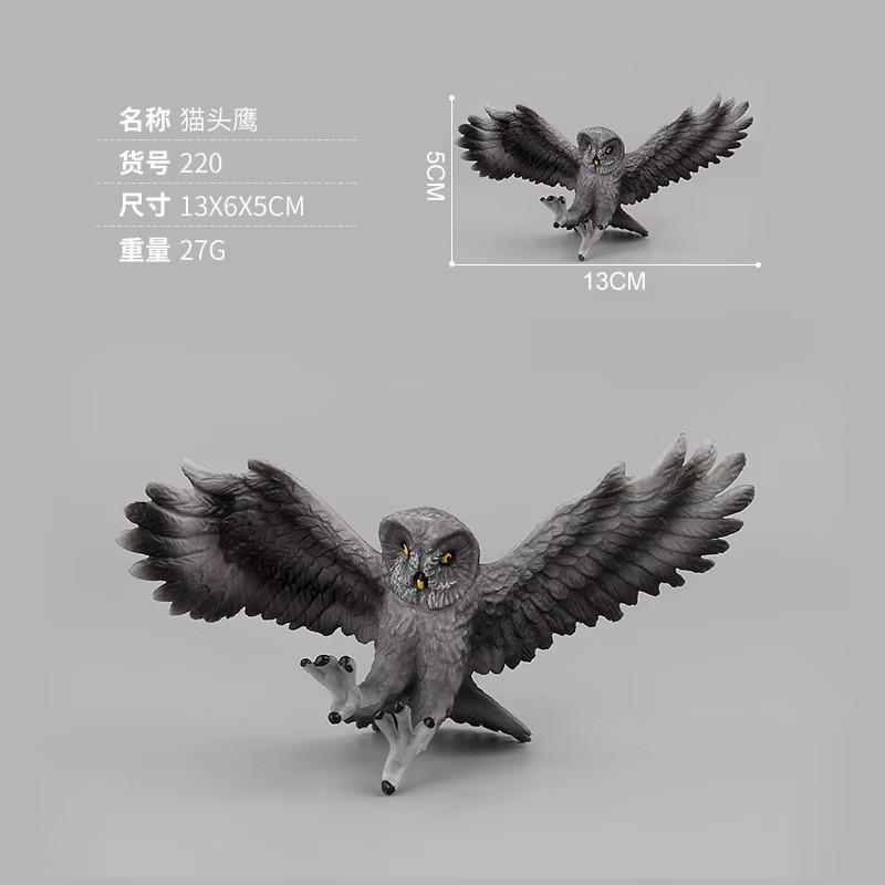 Simulated Animals Model Creative Design Realistic Birds Action Figures