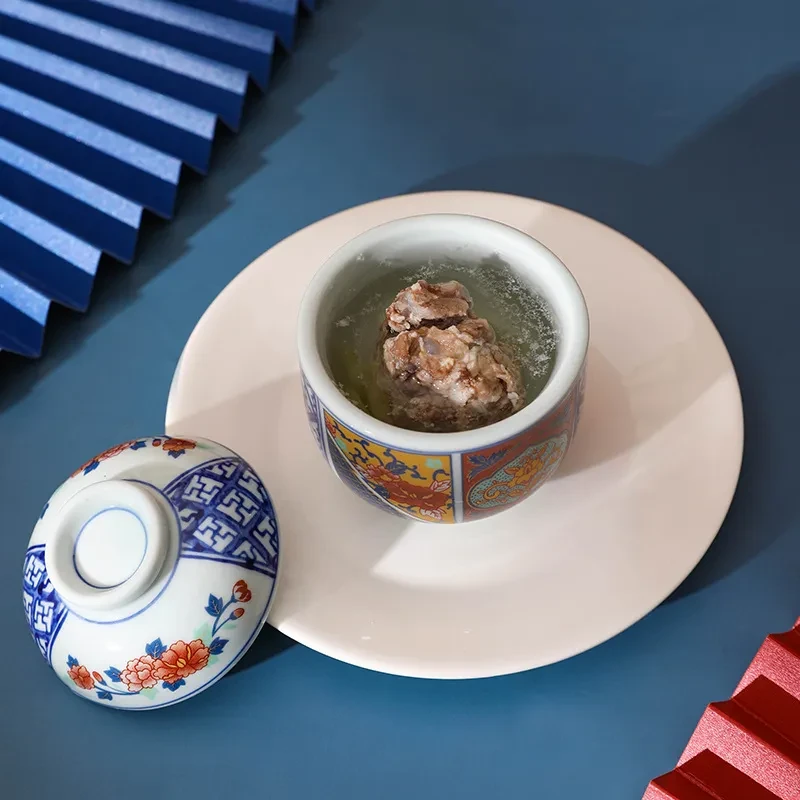 Creative Household Water Tight Stew Bowl With Cover