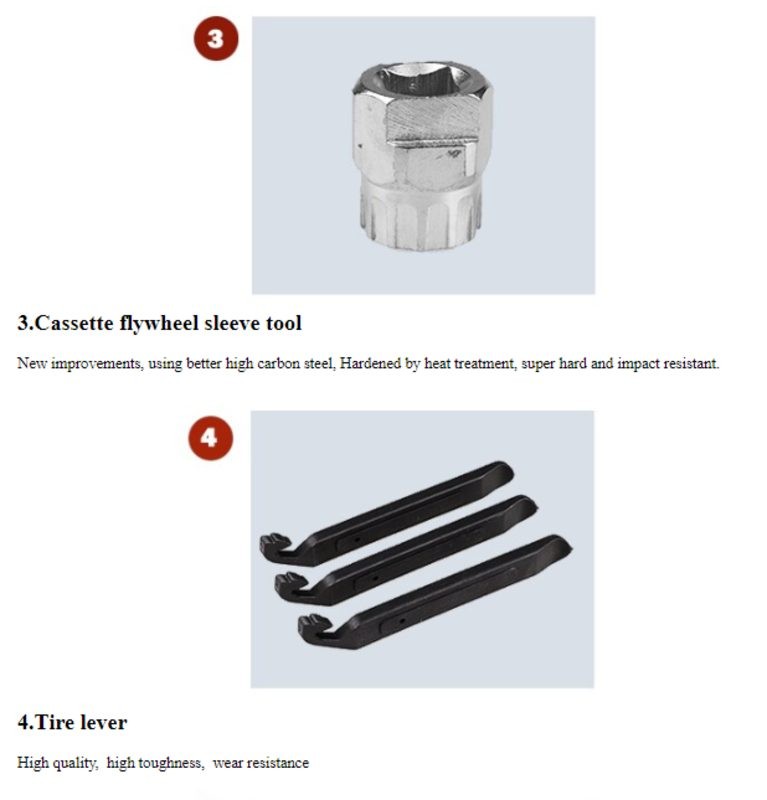 Bicycle Repair Tools Set Kit Bike Accessories