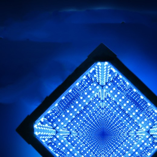 Thousand Mirrors 3D Lamp Magic Cube Gaming Room Decorative Ambient LED Lights