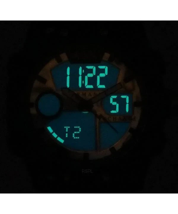 Armani Exchange D-Bolt Analog Digital Silver Dial Quartz AX2960 100M Mens Watch