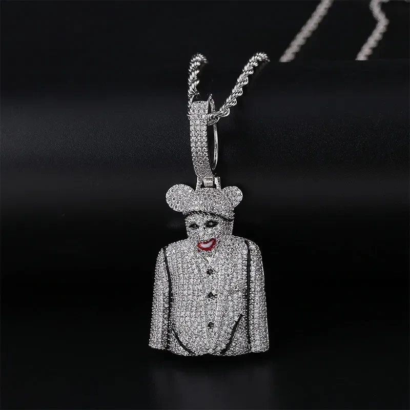 Men's zircon pendant