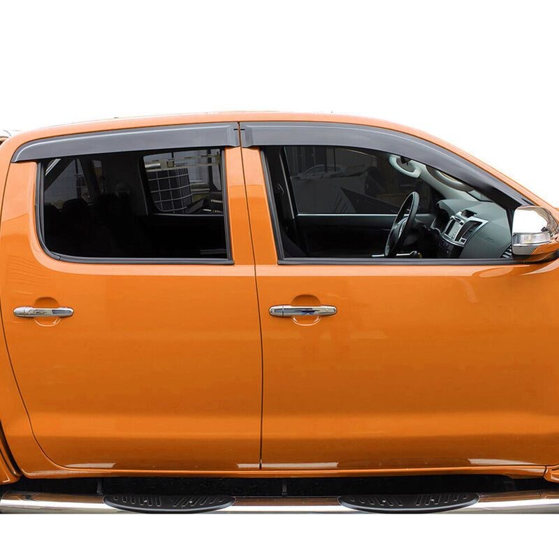 Toyota Hilux Window Visors Deflectors Rain Guards