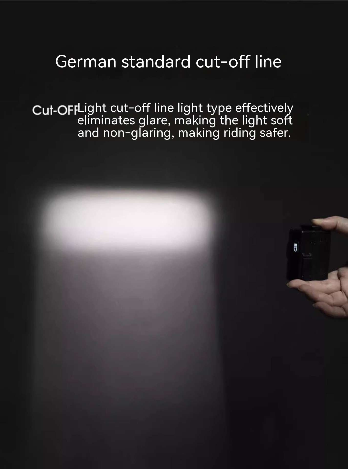 German Bicycle Light Hoisting Riding Headlight Road Mountain Strong Light Nigh