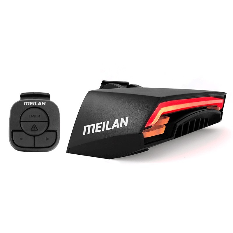 Remote laser safety light turn signal