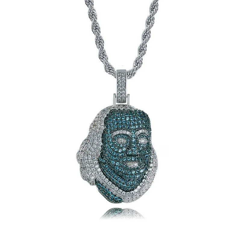 Head zircon pendant