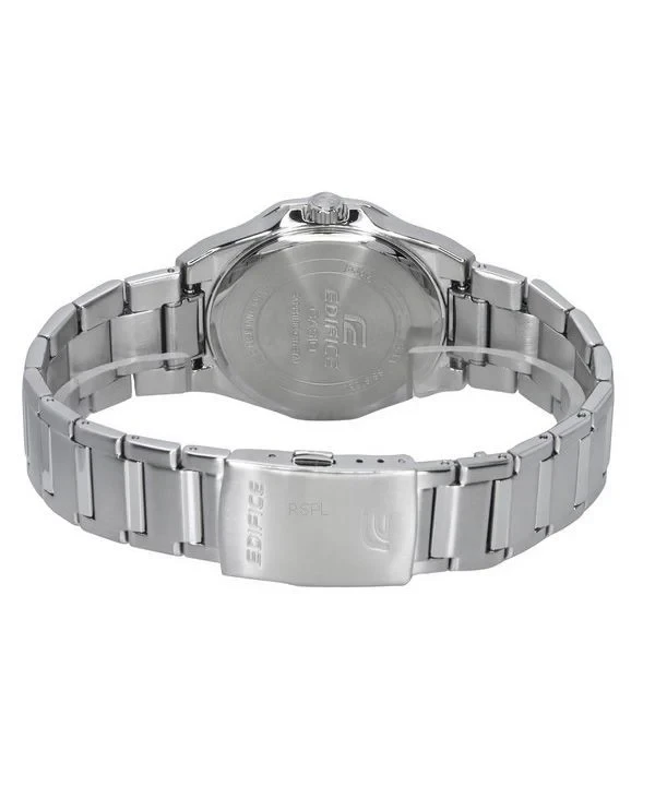 Casio Edifice Sapphire Crystal Analog Stainless Steel Green Dial Quartz EFR-S108D-3