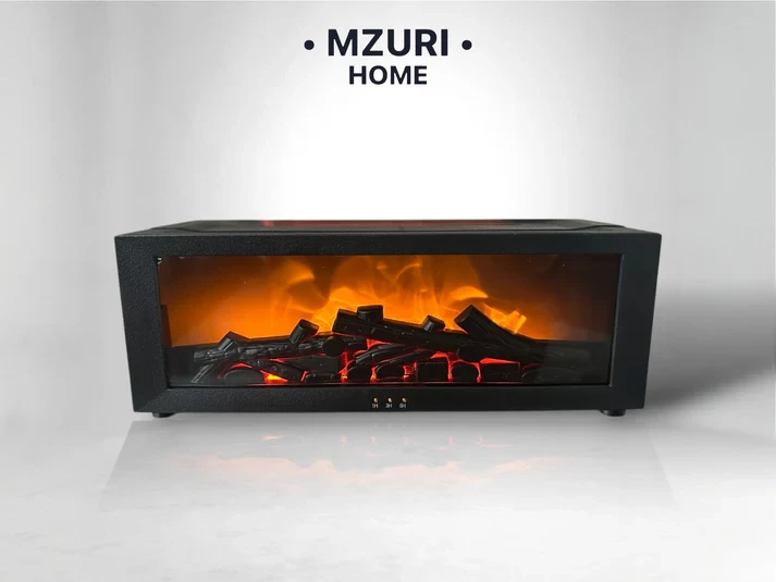 Fireplace Oil Diffuser Black