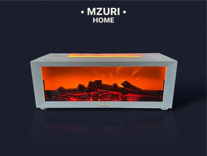 Fireplace Oil Diffuser Black