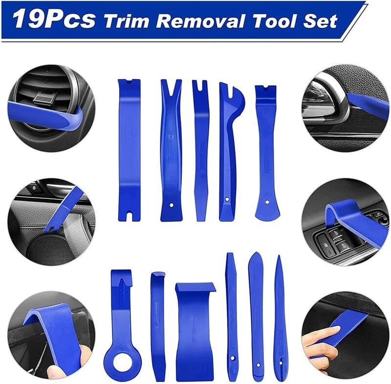 Car Dash Panel Door Trim Removal Pry Bar Tool Kit