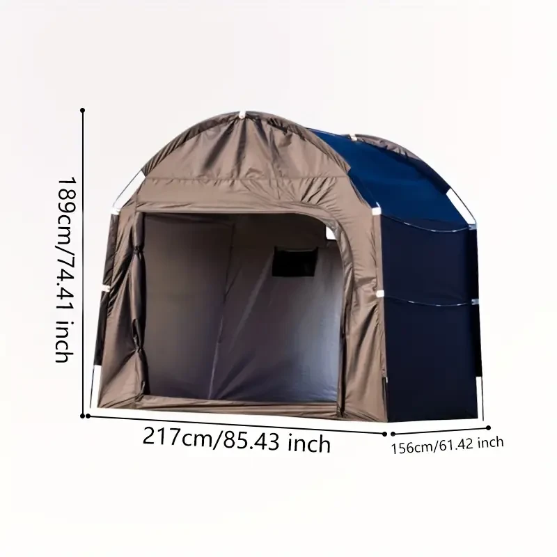 Outdoor Storage Bike Tent Sunlight Blocking and Sun Protection Outdoor Double Door Storage Tent