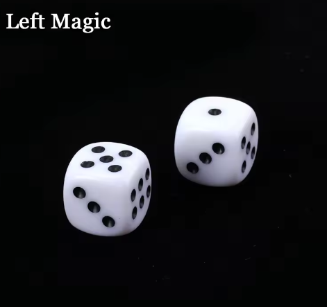 Russian Dice Deluxe Forcing Dice (Black Color Dice) - Magic Tricks Fun Magic Street Close Up Stage Accessories Illusion Mental