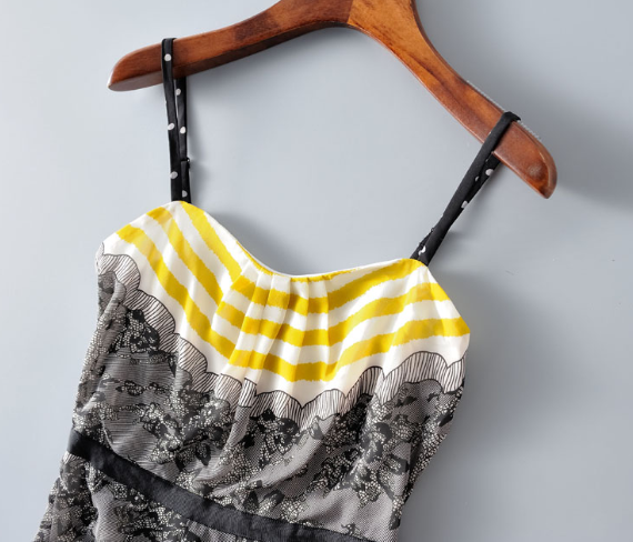 Spring and Summer Striped Dress