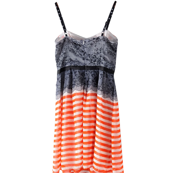 Spring and Summer Striped Dress
