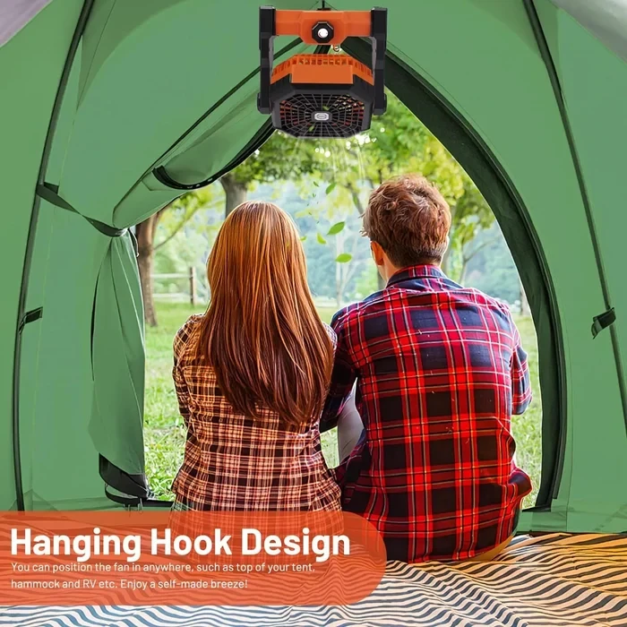 Portable Camping Fan Rechargeable