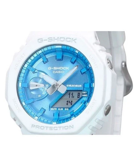 Casio G-Shock Seasonal Collection 2023 Analog Digital Blue Dial Quartz GA-2100WS-7A 200M Mens Watch