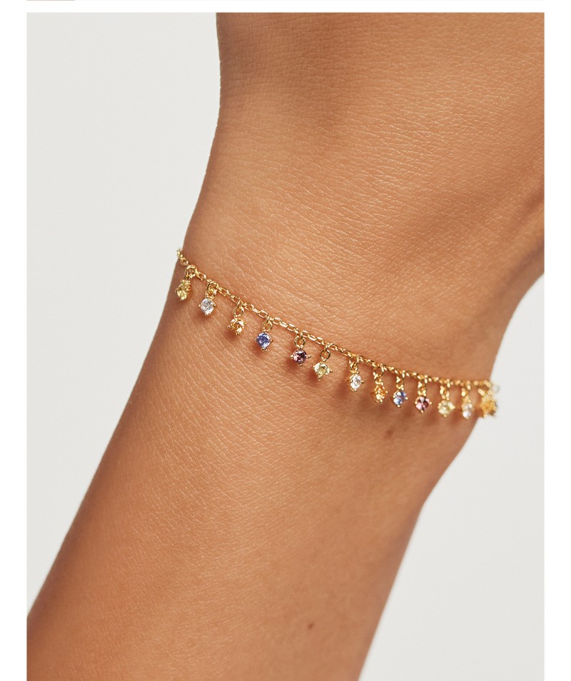 Girls Summer Ins Special-interest Design 925 Silver Bracelet