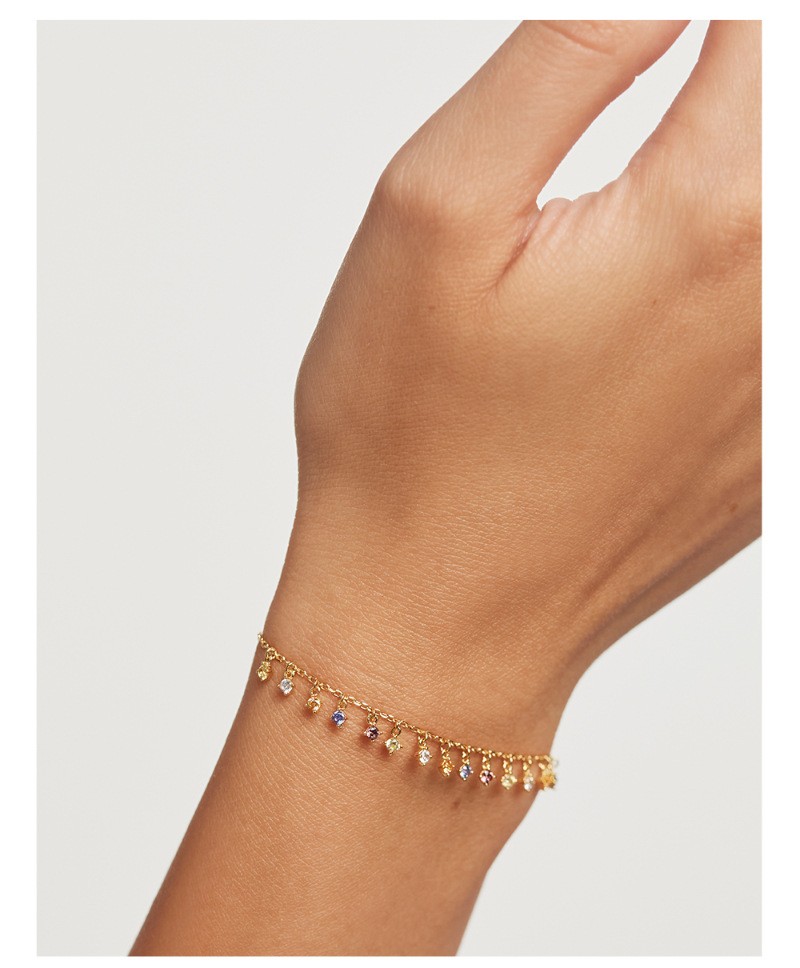 Girls Summer Ins Special-interest Design 925 Silver Bracelet