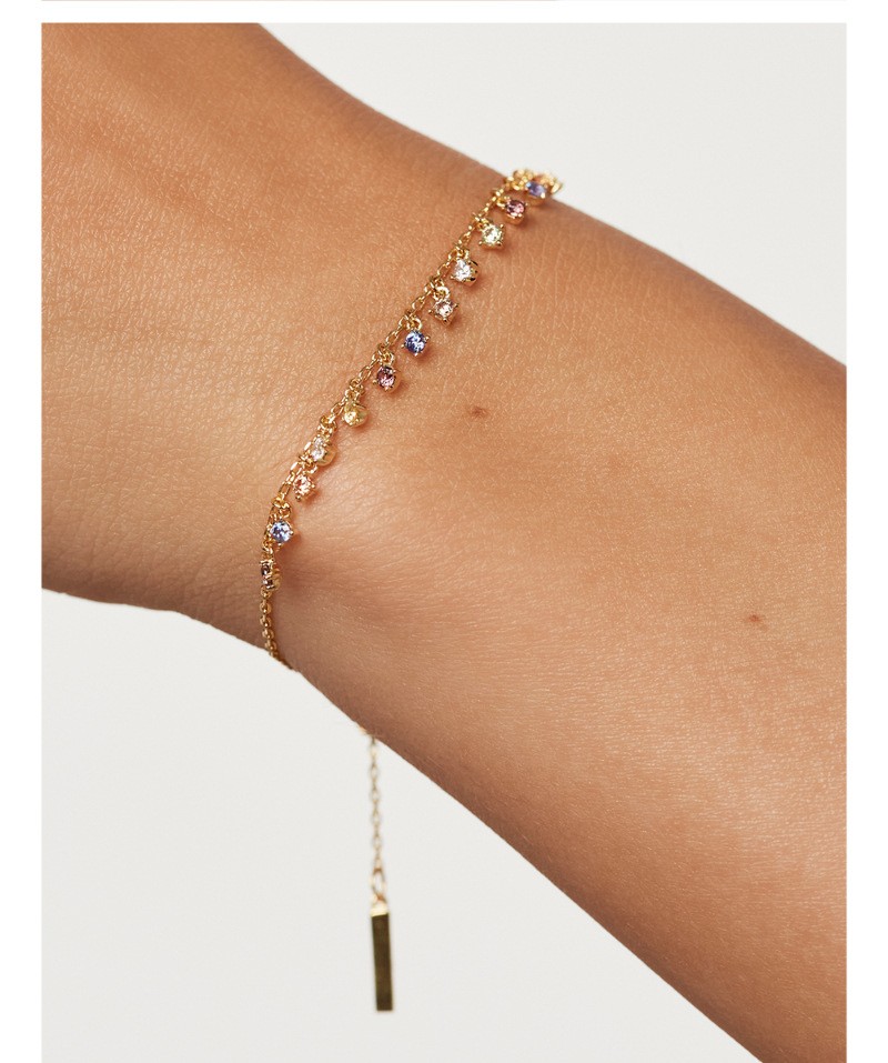 Girls Summer Ins Special-interest Design 925 Silver Bracelet