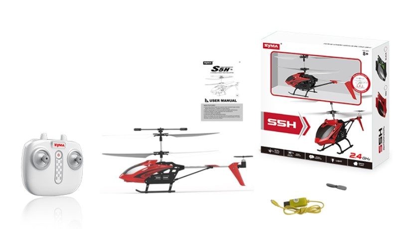 Helicopter, Syma S5H RC Revolt Radio Control Helicopter, Auto Hover, Red