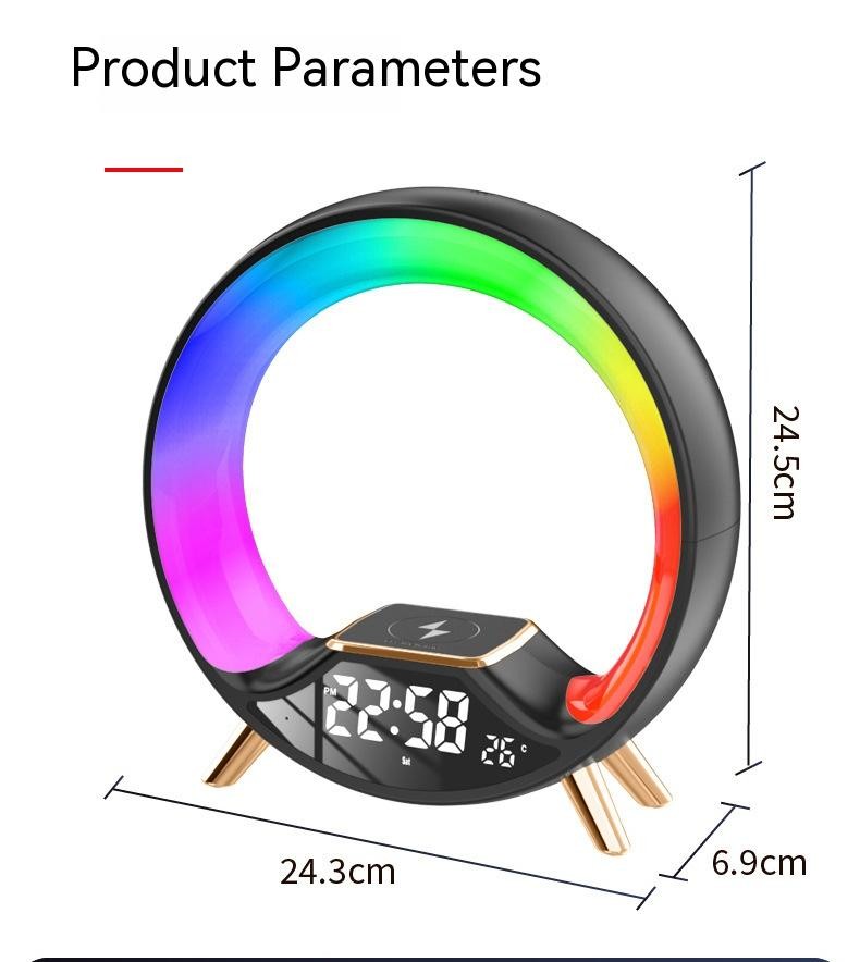 O Wireless Charging Multifunctional Bluetooth Speaker Night light