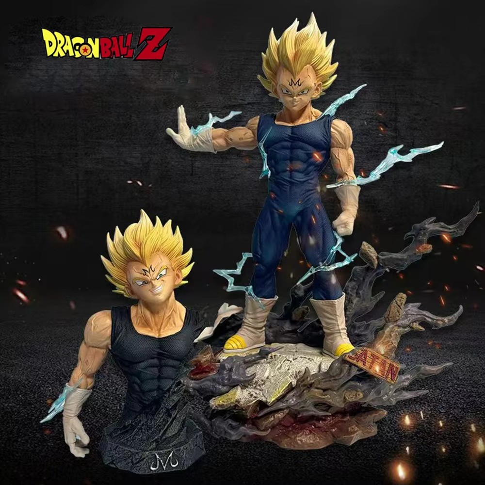 Dragon Ball Z Figure Majin Vegeta  Anime Figurine 22cm PVC Action Figures