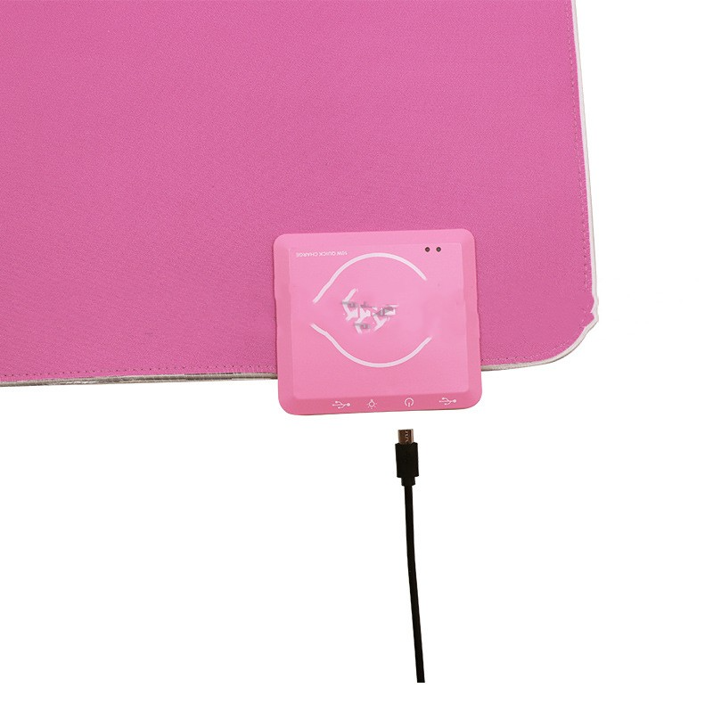 Wireless Fast Charging Luminous Mouse Pad