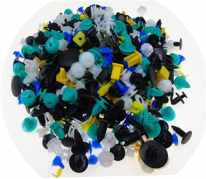 500pcs Car Fastener Clip Bumper Fender Trim Plastic Rivet Auto Clips