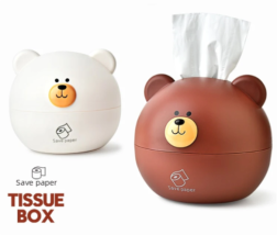 Cute Bear Tissue Box