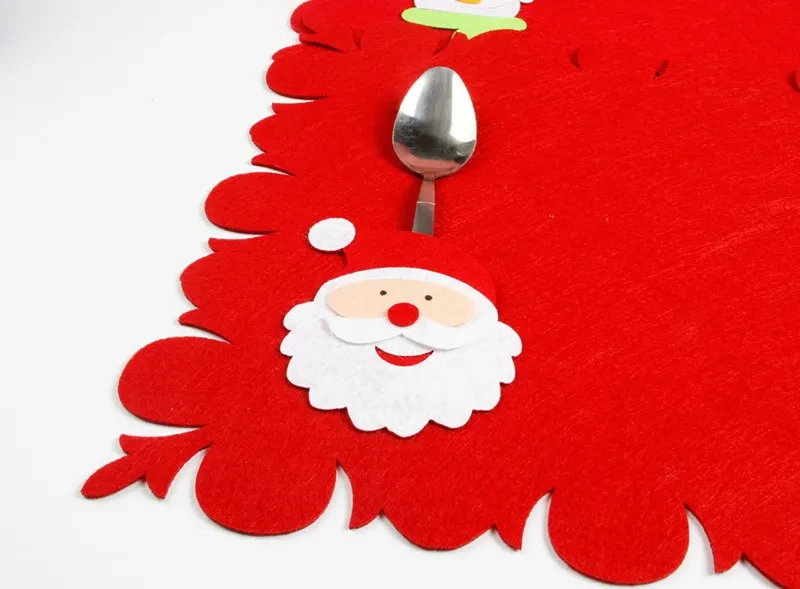 Non-woven Santa Claus table mat