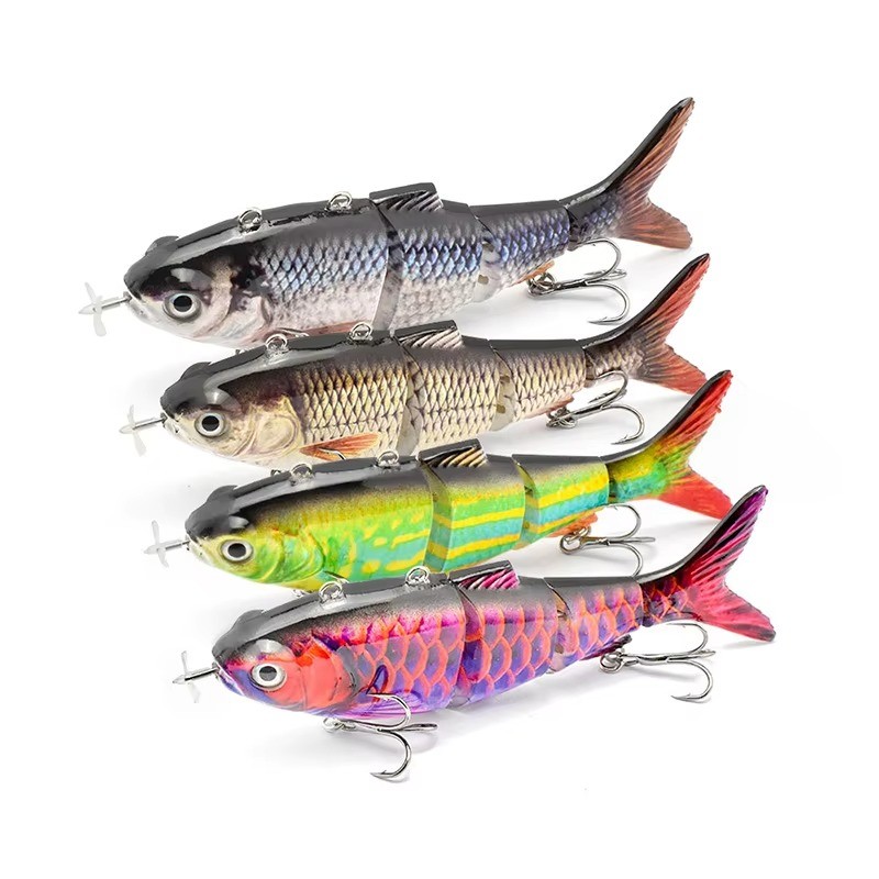 UFISH Electric Live Bait Robotic Fishing Lure 5.25"