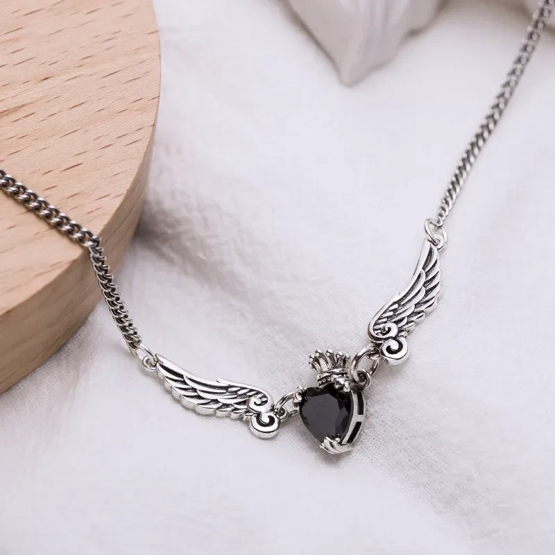 Angel wings necklace pendant