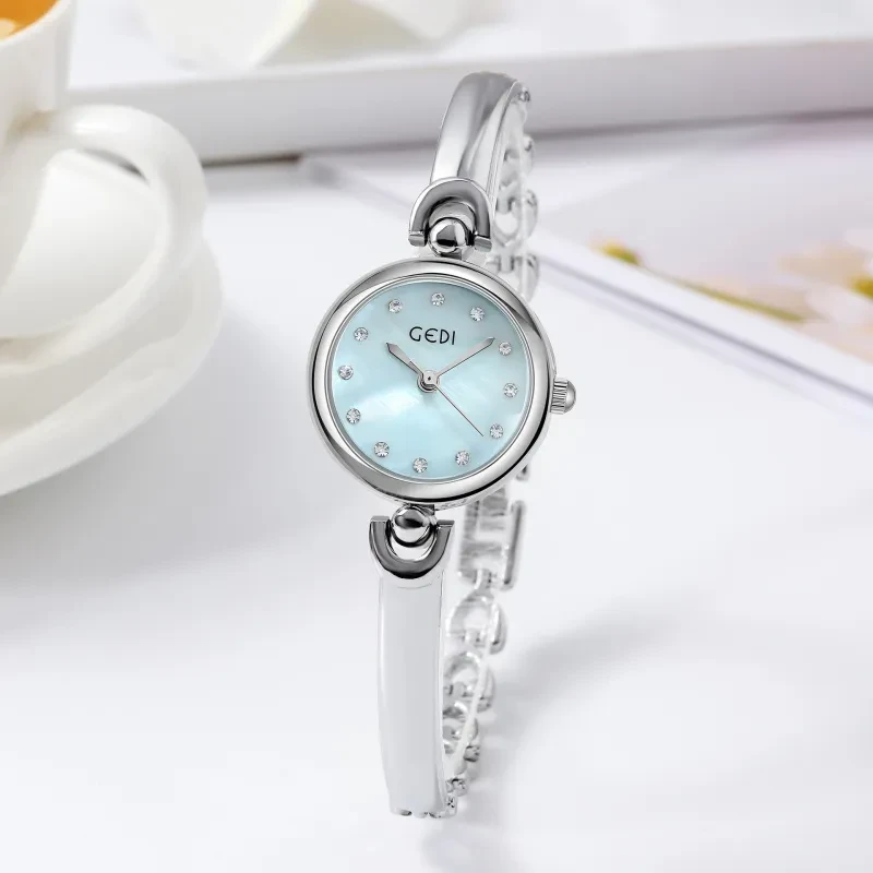 Round Dial Bangle Watch