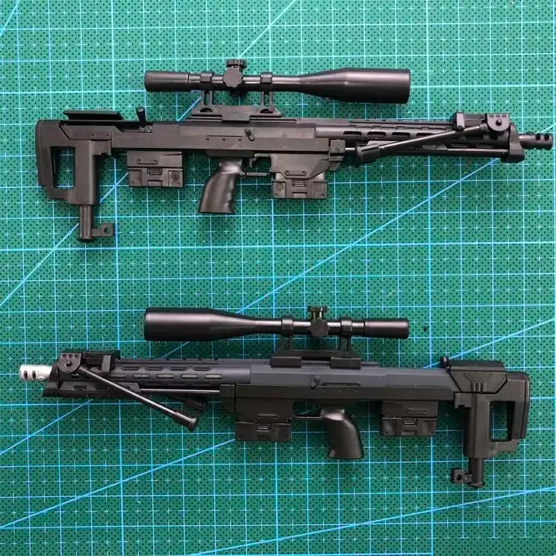 1/6 DSR-1 Sniper Rifle Gun Model  Black Coated Plastic Military Model Accessories