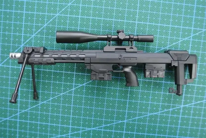1/6 DSR-1 Sniper Rifle Gun Model  Black Coated Plastic Military Model Accessories