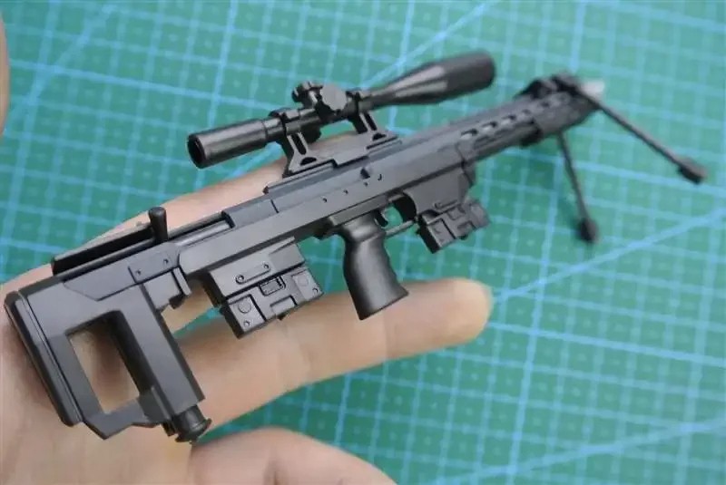 1/6 DSR-1 Sniper Rifle Gun Model  Black Coated Plastic Military Model Accessories