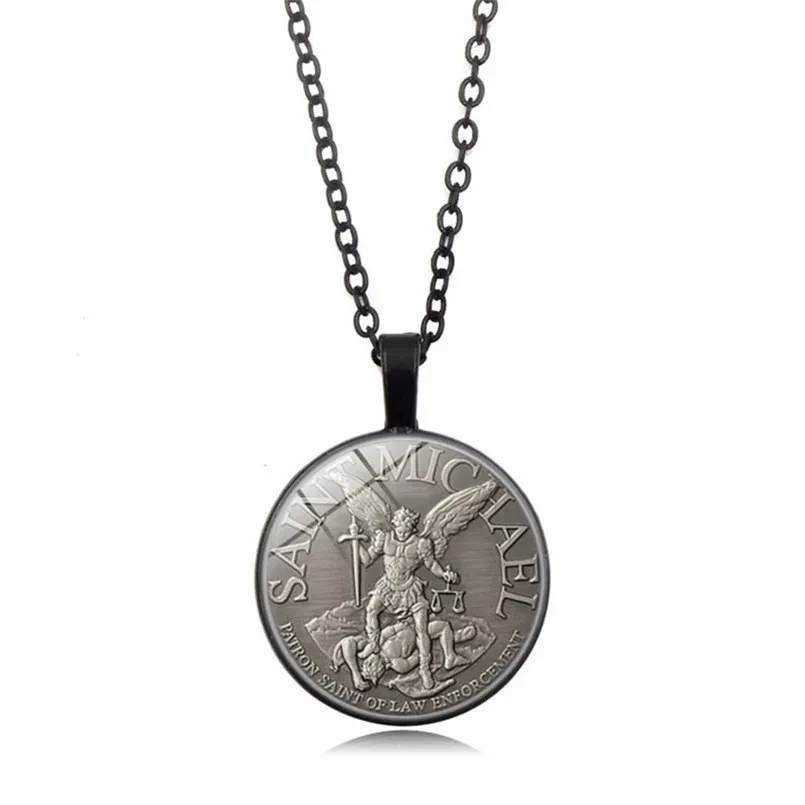 Archangel Michael Time Gem Necklace