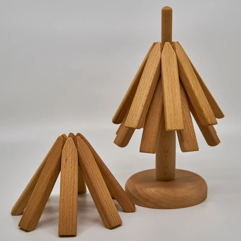 The Pot Tree® | Wooden Pot Coaster