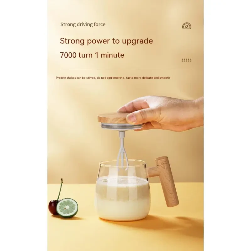 400ML Self Stirring Coffee Mug Electric Mixing Glass Coffee CupHigh Speed Fast Automatic Coffee Cup