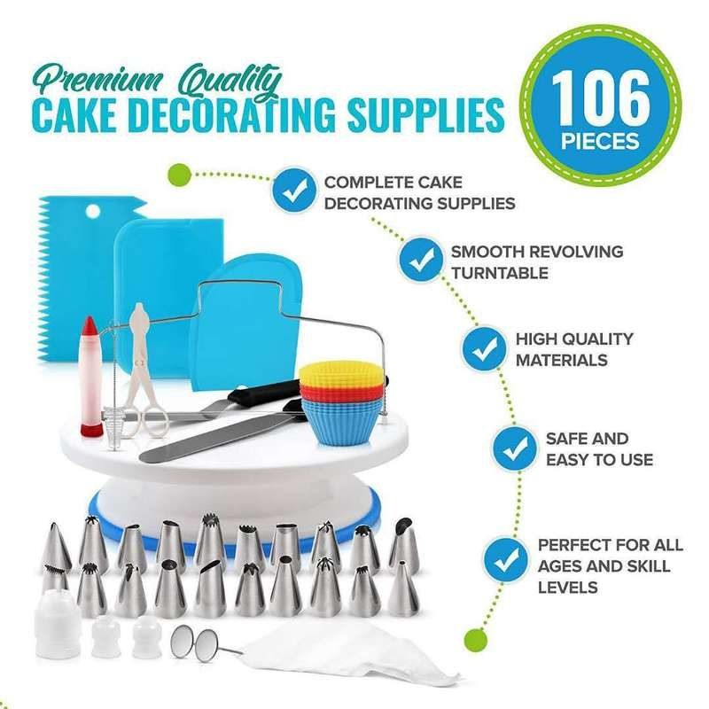 Cake Decoration Turntable Set