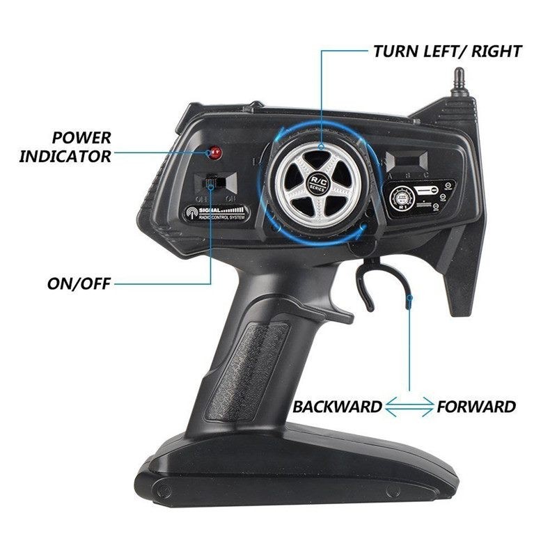 RC Car, Rechargeable, 1:10 Super Large, Off-road,High Speed, Orange