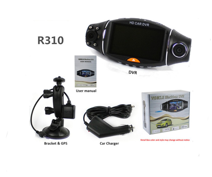 HD Driving Recorder Night Vision Gravity Sensor With GPS