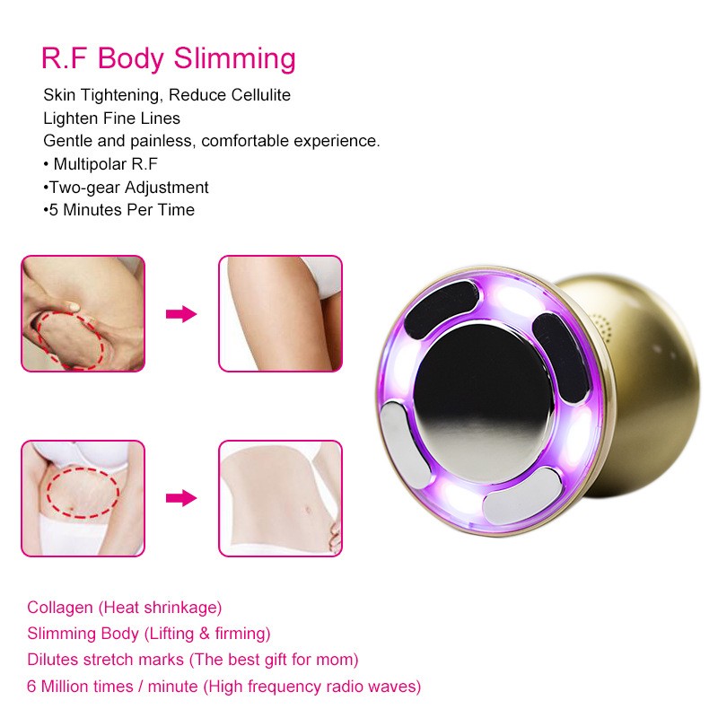 Ultrasonic Slimming Color Light Skin Rejuvenation Body Rehabilitation Instrument